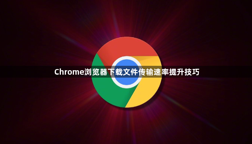 Chrome浏览器下载文件传输速率提升技巧1
