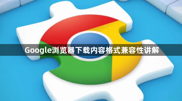 Google浏览器下载内容格式兼容性讲解1