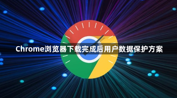 Chrome浏览器下载完成后用户数据保护方案1