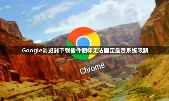 Google浏览器下载插件图标无法固定是否系统限制1