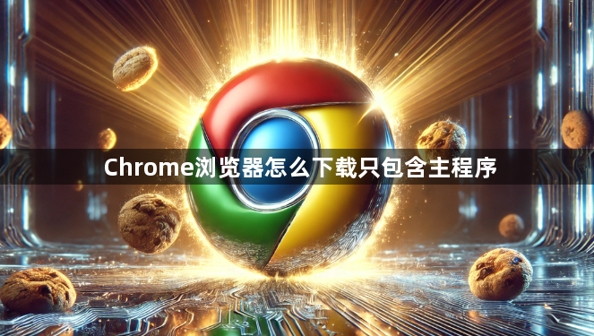 Chrome浏览器怎么下载只包含主程序1