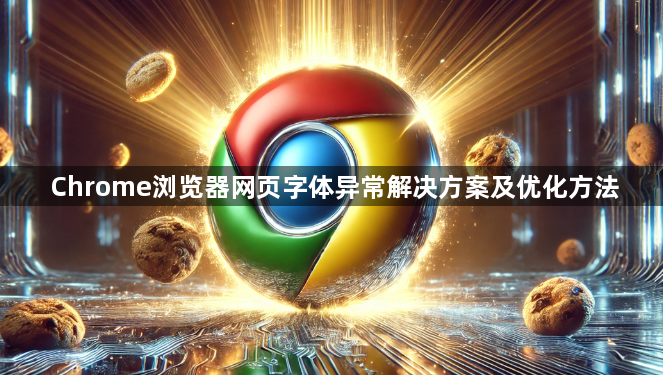 Chrome浏览器网页字体异常解决方案及优化方法1