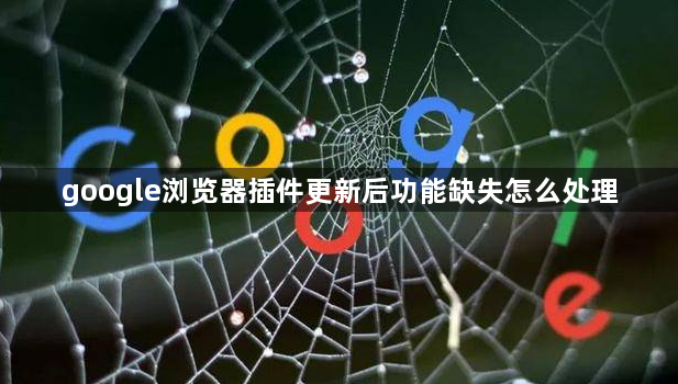 google浏览器插件更新后功能缺失怎么处理1