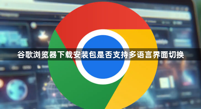 谷歌浏览器下载安装包是否支持多语言界面切换1
