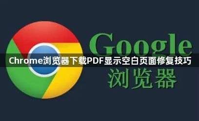 Chrome浏览器下载PDF显示空白页面修复技巧1