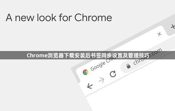 Chrome浏览器下载安装后书签同步设置及管理技巧1