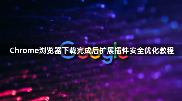 Chrome浏览器下载完成后扩展插件安全优化教程1