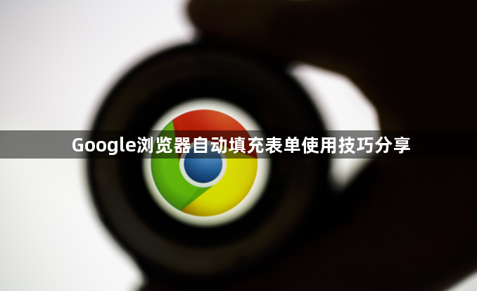 Google浏览器自动填充表单使用技巧分享1