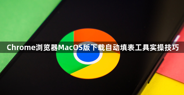 Chrome浏览器MacOS版下载自动填表工具实操技巧1