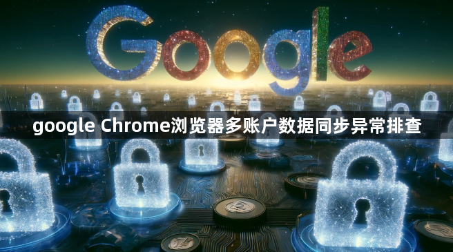google Chrome浏览器多账户数据同步异常排查1