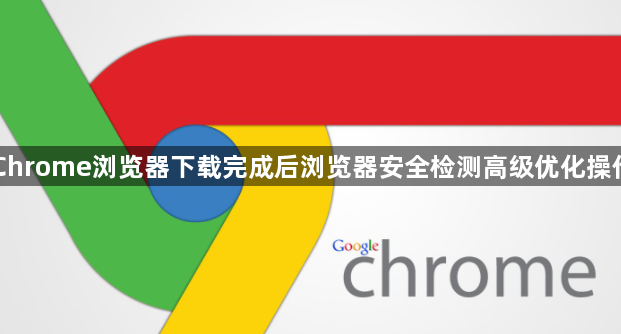 Chrome浏览器下载完成后浏览器安全检测高级优化操作1