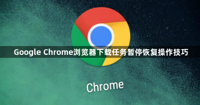 Google Chrome浏览器下载任务暂停恢复操作技巧1