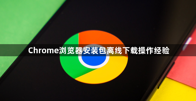 Chrome浏览器安装包离线下载操作经验1