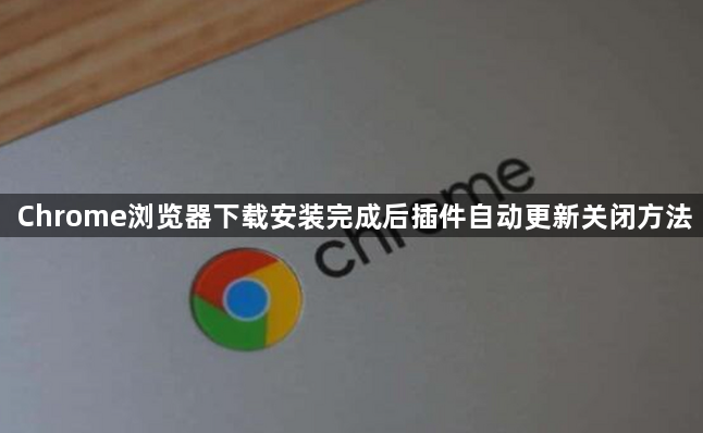Chrome浏览器下载安装完成后插件自动更新关闭方法1