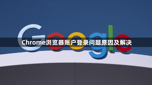 Chrome浏览器账户登录问题原因及解决1