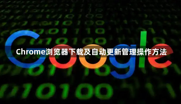 Chrome浏览器下载及自动更新管理操作方法1