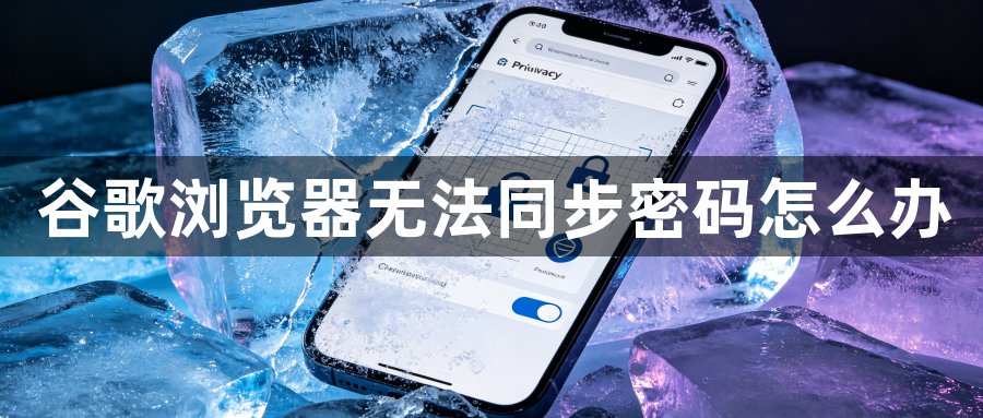 谷歌浏览器无法同步密码怎么办1