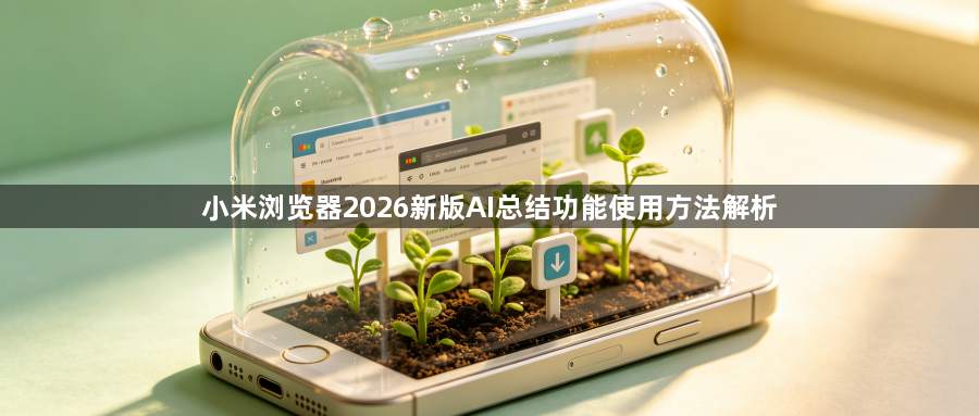 小米浏览器2026新版AI总结功能使用方法解析1