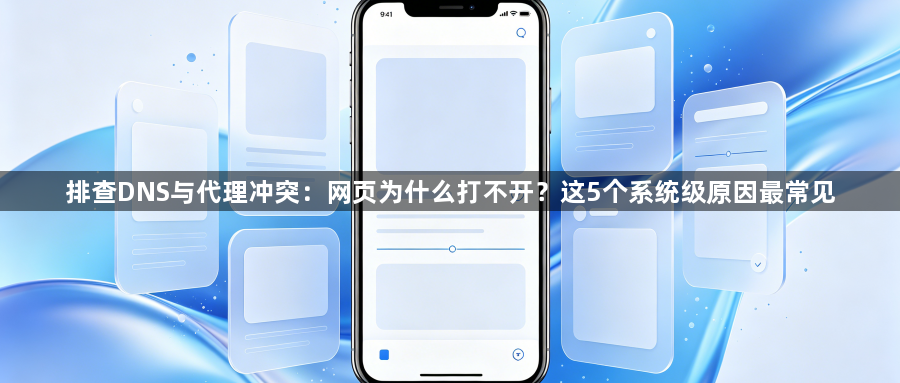 排查DNS与代理冲突：网页为什么打不开？这5个系统级原因最常见1