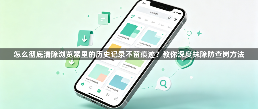 怎么彻底清除浏览器里的历史记录不留痕迹？教你深度抹除防查岗方法1