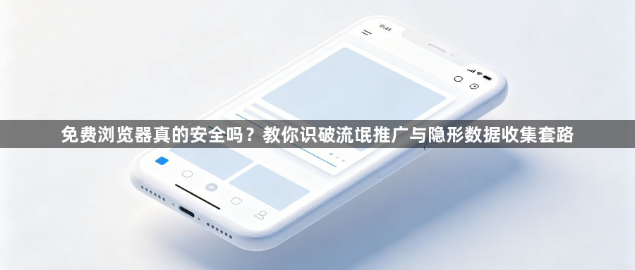 免费浏览器真的安全吗?教你识破流氓推广与隐形数据收集套路1