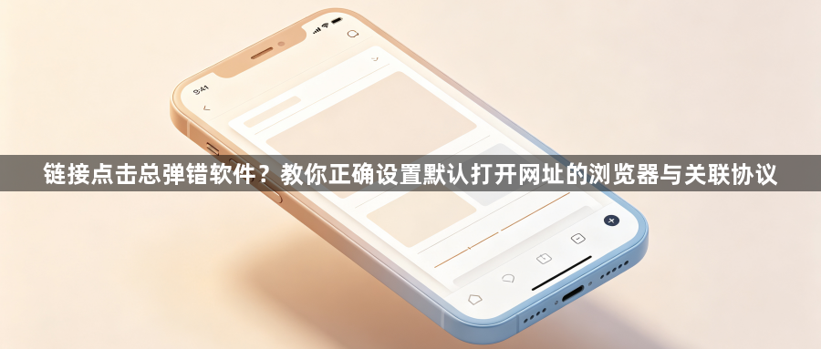 链接点击总弹错软件?教你正确设置默认打开网址的浏览器与关联协议1