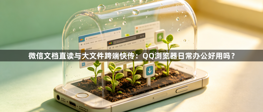 微信文档直读与大文件跨端快传:QQ浏览器日常办公好用吗?1