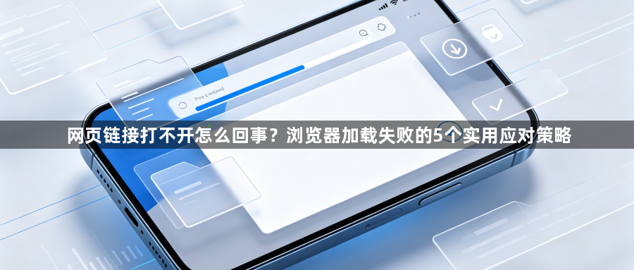 网页链接打不开怎么回事?浏览器加载失败的5个实用应对策略1