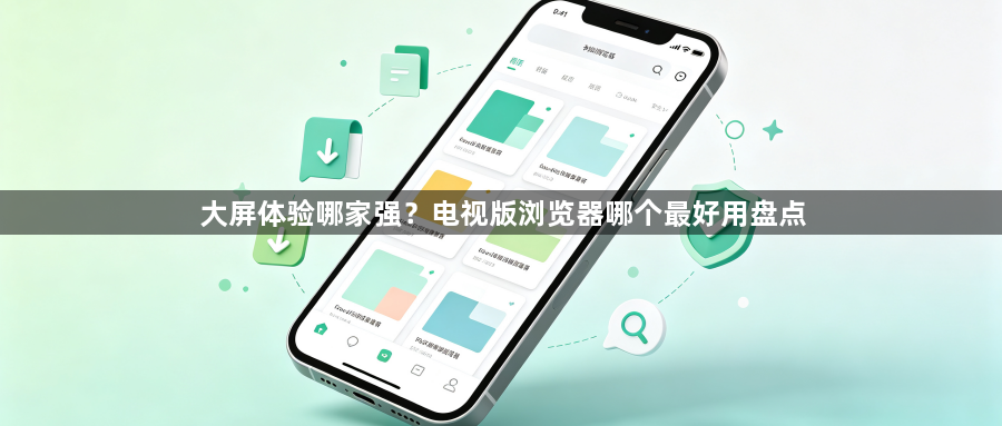 大屏体验哪家强?电视版浏览器哪个最好用盘点1