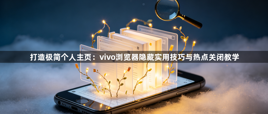 打造极简个人主页:vivo浏览器隐藏实用技巧与热点关闭教学1