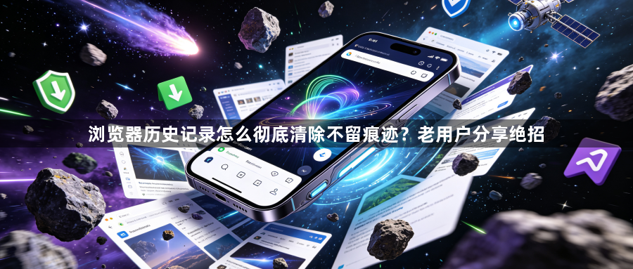 浏览器历史记录怎么彻底清除不留痕迹?老用户分享绝招1
