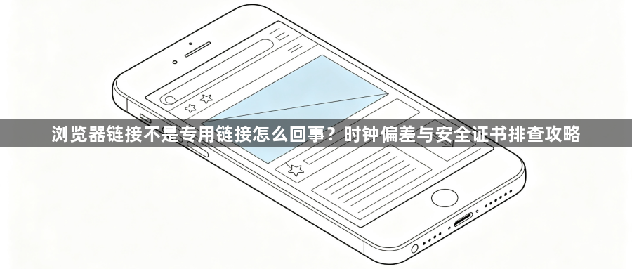 浏览器链接不是专用链接怎么回事?时钟偏差与安全证书排查攻略1