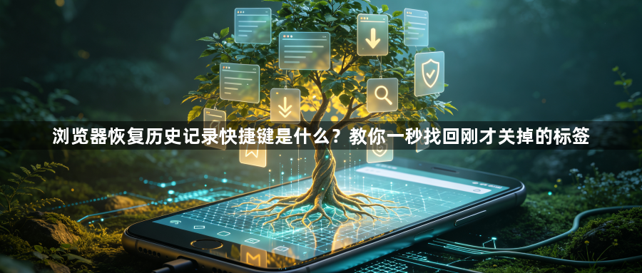 浏览器恢复历史记录快捷键是什么?教你一秒找回刚才关掉的标签1