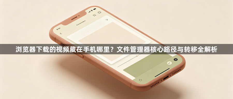 浏览器下载的视频藏在手机哪里?文件管理器核心路径与转移全解析1