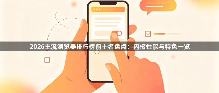 2026主流浏览器排行榜前十名盘点:内核性能与特色一览1