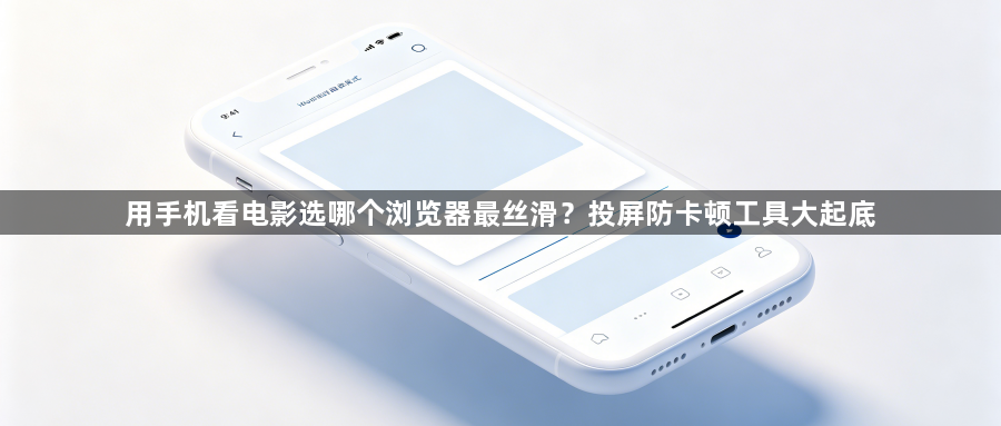 用手机看电影选哪个浏览器最丝滑？投屏防卡顿工具大起底1