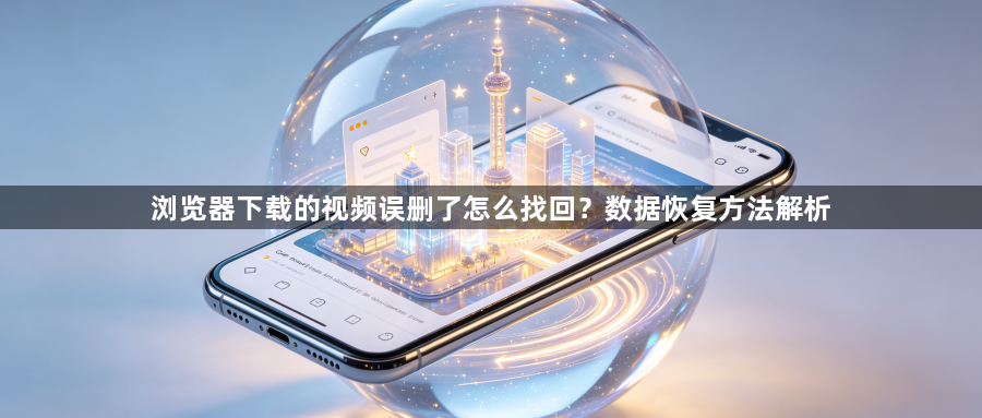 浏览器下载的视频误删了怎么找回？数据恢复方法解析1
