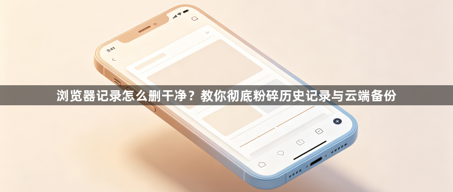 浏览器记录怎么删干净？教你彻底粉碎历史记录与云端备份1
