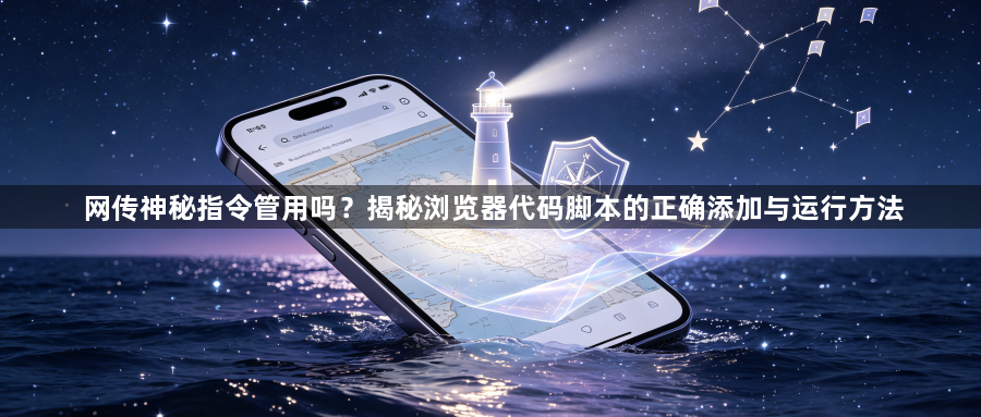 网传神秘指令管用吗？揭秘浏览器代码脚本的正确添加与运行方法1