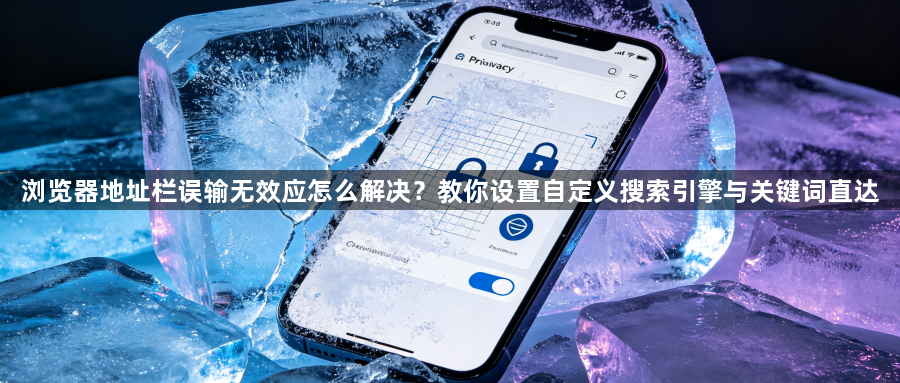 浏览器地址栏误输无效应怎么解决？教你设置自定义搜索引擎与关键词直达1