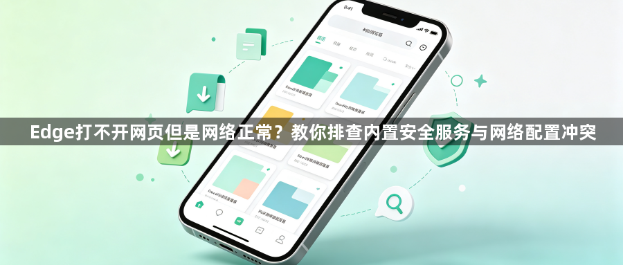Edge打不开网页但是网络正常？教你排查内置安全服务与网络配置冲突1