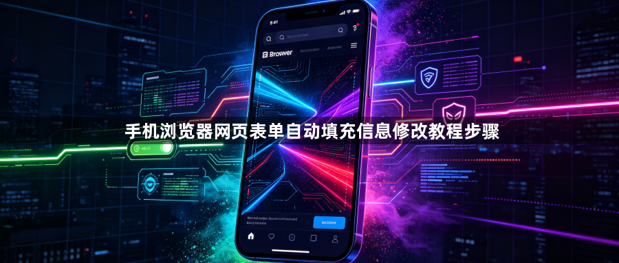 手机浏览器网页表单自动填充信息修改教程步骤1