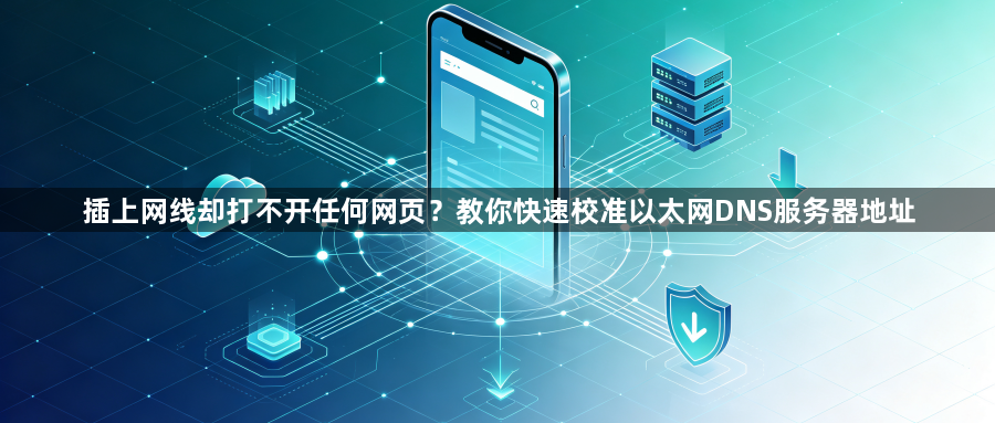 插上网线却打不开任何网页?教你快速校准以太网DNS服务器地址1